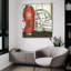  «New Year Lanterns 3» par Chariklia Zarris, art mural en verre acrylique, 36 po x 36 po-1289010476