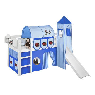 Jelle Mid Sleeper Bed with Textile Set