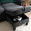 Sectional Couch With Storage, Grey, 4, Modern Design, Cover, Wood Frame 4 Convertible Storage , Design For Comfortable Living-121117364