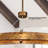 31.7 In. LED Ring Gold Chandelier