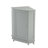 Bathroom Cabinet Triangle Corner Storage Cabinet With Adjustable Shelf Modern Style MDF Board-1855702219