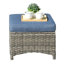Ensemble de conversation de patio 9 pièces NTC, ensemble de canapé d'extérieur en osier avec chaises berçantes pivotantes, repose-pieds et table de foyer optionnelle, ensemble de conversation de patio avec coussins-88392638-98547657-88392639