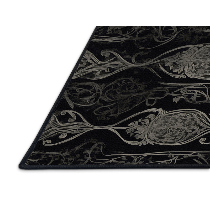Tapis gothique à pétales, Rectangulaire 3 pi x 5 pi