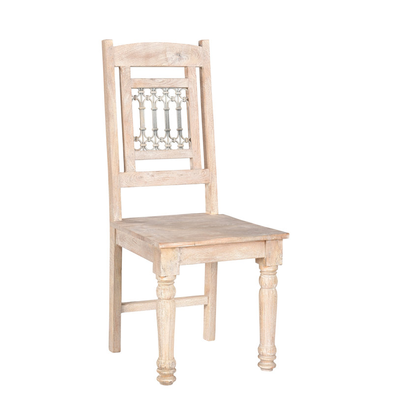 Pacjo 6 - Person Solid Wood Solid Wood Top Four Leg Dining Set, White