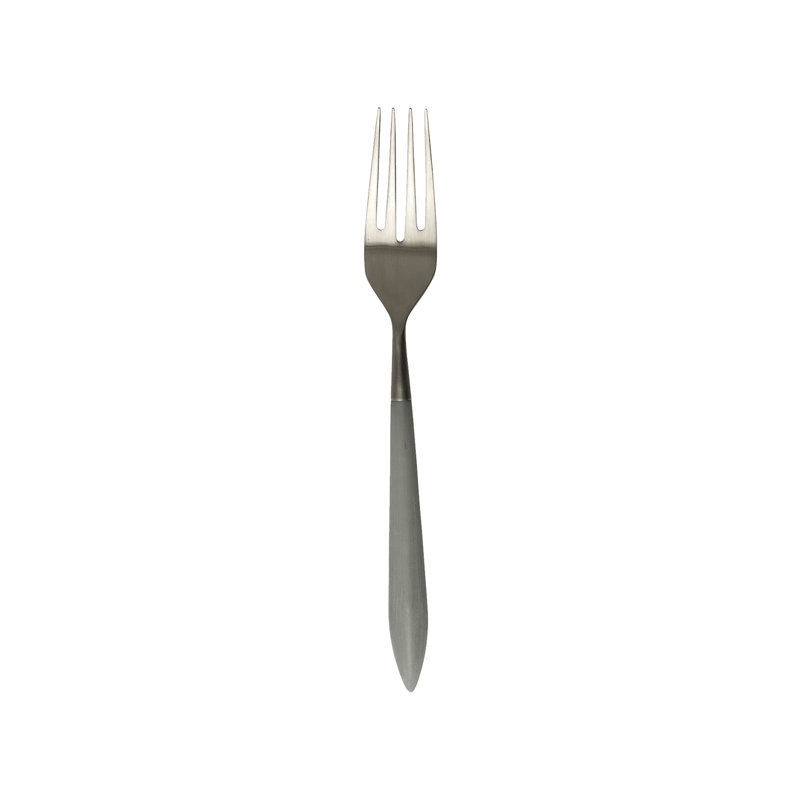 Fourchette de service Ares, Gris clair / argent brossé