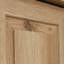 Armoire de rangement, finition brune