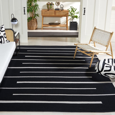 Estremera Hand Woven Cotton Striped Rug
