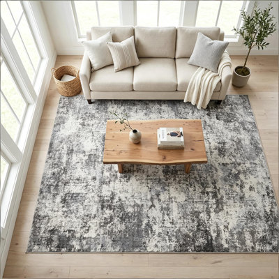 Tapis abstrait lavable pour bureau personnel