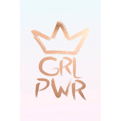 Girl Power IV - Wrapped Canvas Print