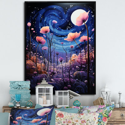 «Nightly Enchanted Wilderness I», reproduction d'art sur toile