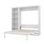 Lit escamotable mural polyvalent avec tablettes intégrées-1671737112-1671737111