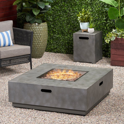 Alamo Square Iron Propane Fire Pit