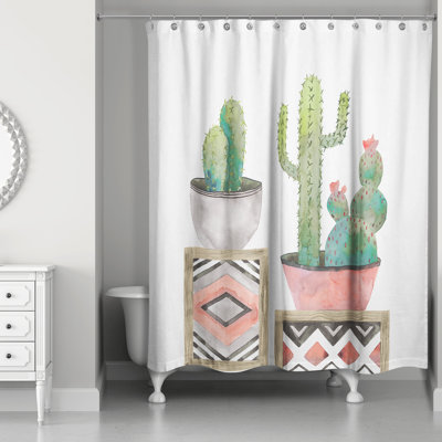 Rideau de douche simple en polyester Cristoffer