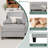 3-Piece Upholstered Sectional for Living Room-819564588