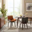 49.53cm H Upholstered Side Chair in Brown