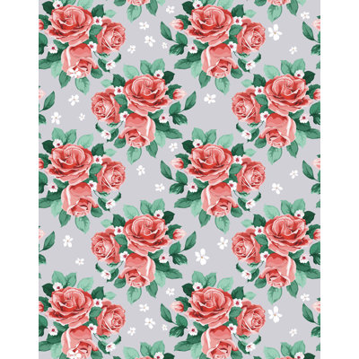 Vibrant Floral Wallpaper