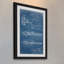 « cheveu clipper 1919 blueprint » par steve king, reproduction d’art encadrée-18049698