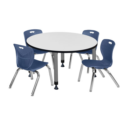 Ensemble de table de salle à manger et de chaises 12 po Kee