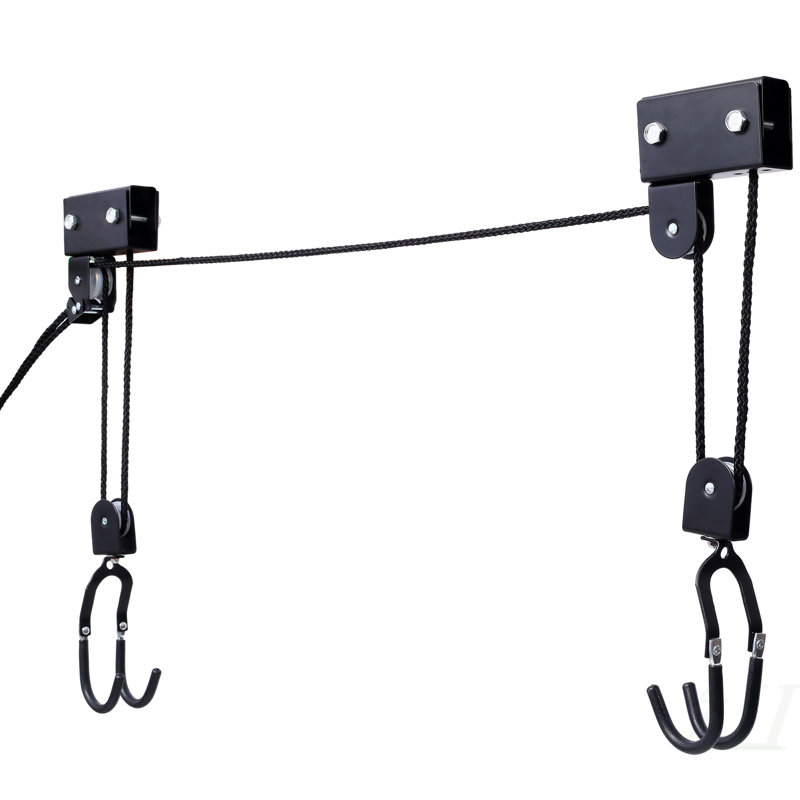 Le lève-canot de rangement de qualité Kayak Hoist avec capacité de 125 lb fonctionne même comme échelle