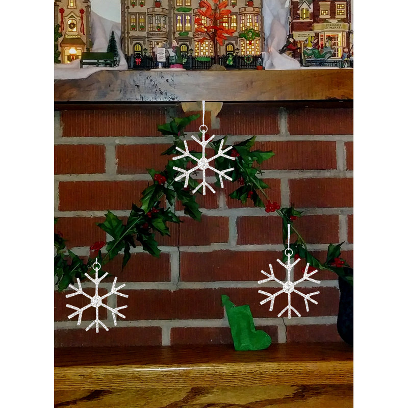 3'' Metal Holiday Shaped Ornament