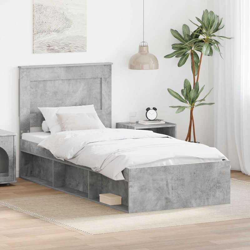 Solid Wood Bed Frame, European Single (90 x 200 cm), Concerte