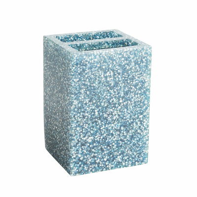 Porte-brosses à dents lumineux avec strass Sparkles Home | Idéal pour le comptoir de salle de bain
