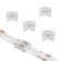 5 Pin COB RGB+W Tape to Tape Splice LED Strip Light Connectors, 5 Pack