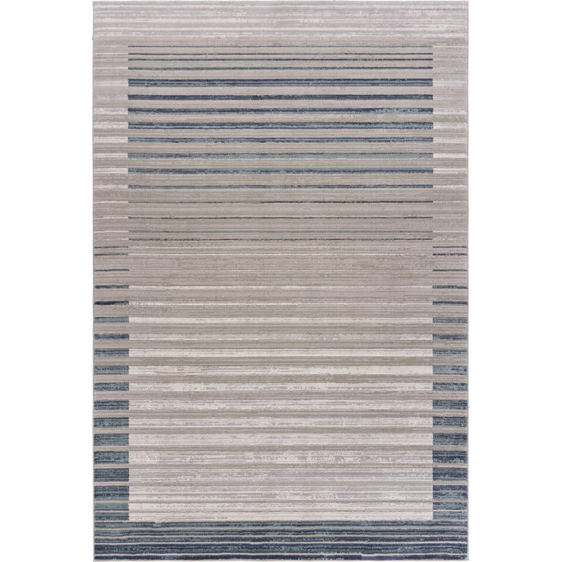 Aarushi Striped Indoor Rug, Rectangle 9'6" x 13'