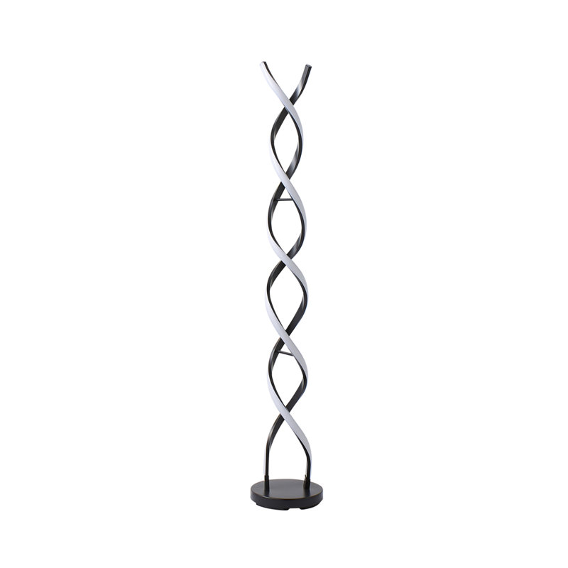 120cm Novelty Floor Lamp, Matte Black
