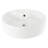 Safavieh Brook 16.7 " Ceramic Circular Bathroom Sink and Overflow Hole