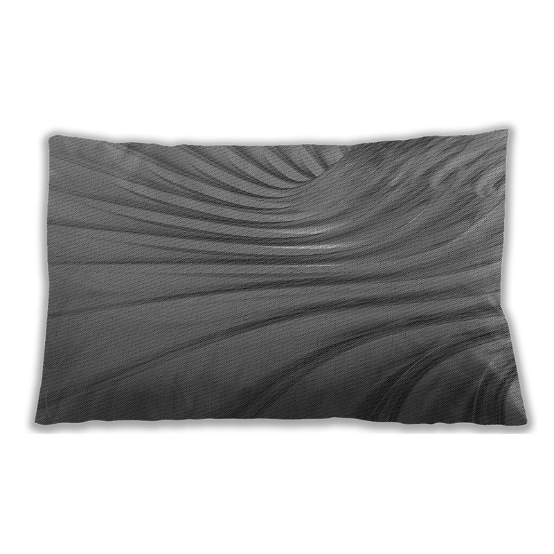 Coussin à motifs 1575, Microsuède, Bleu