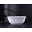 Amiata 64.75" x 31.5" Freestanding Soaking Volcanic Limestone Bathtub-51000310