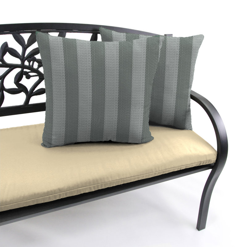 16" x 16" Outdoor Throw Pillow, Conway Smoke