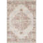 Tapis beige / rouge tissé à la machine Slay-1083525622