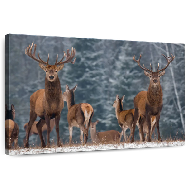 Brampt Deer Season, 34" H x 51" W