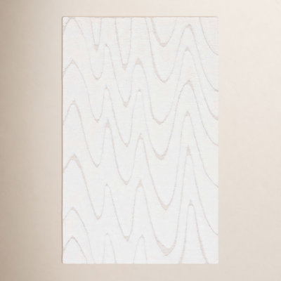 Martinique Ivory Beige Hand-Woven Flatweave Rug