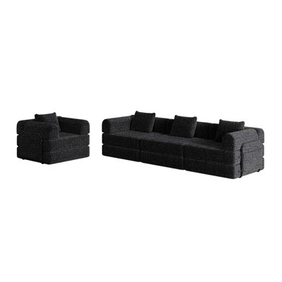 4-Seater Convertible Sofa Bed