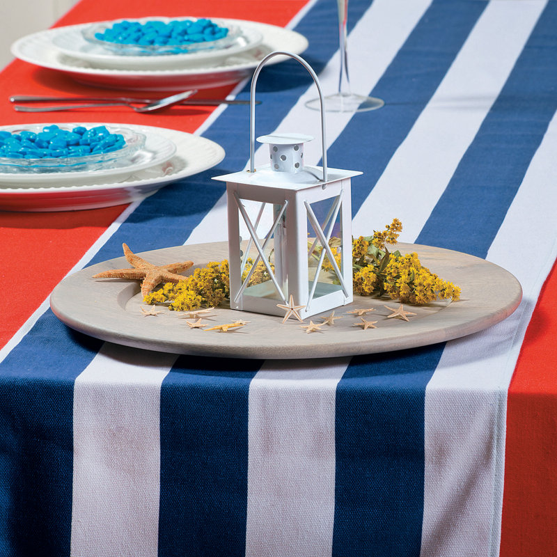 Lanterne de table en verre