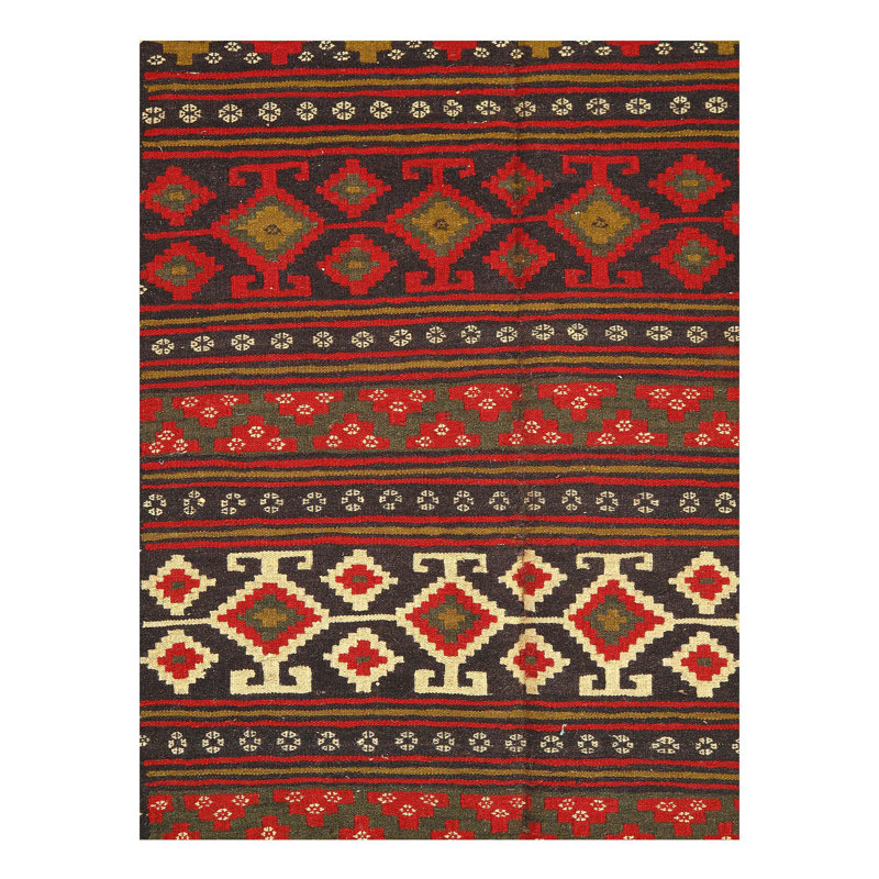 One-of-a-Kind 6'6" X 4'11" Area Rug in Red