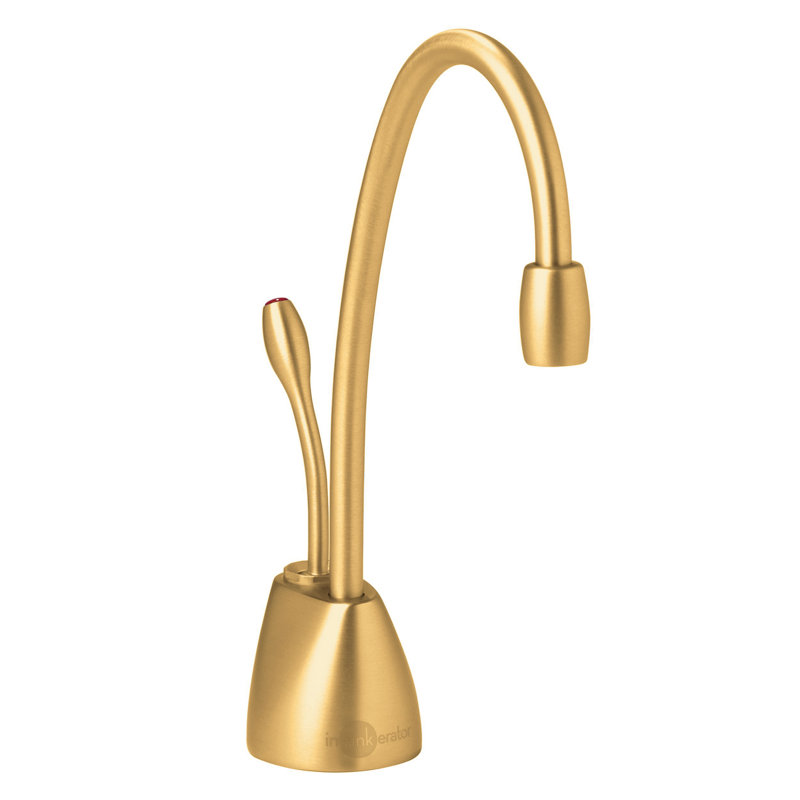 Contemporary Touch Instant Touch Hot Water Dispenser, Brushed Bronze