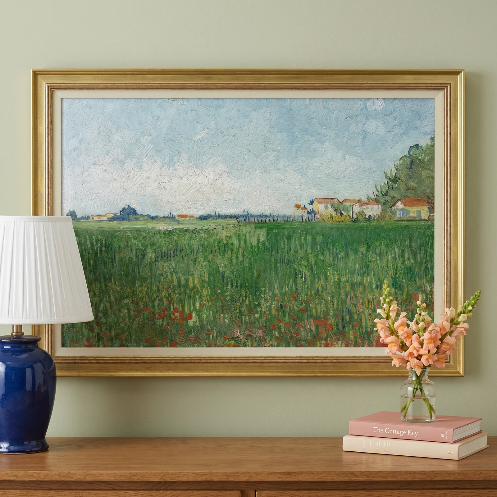 Vincent Van Gogh "French Farm" Painting