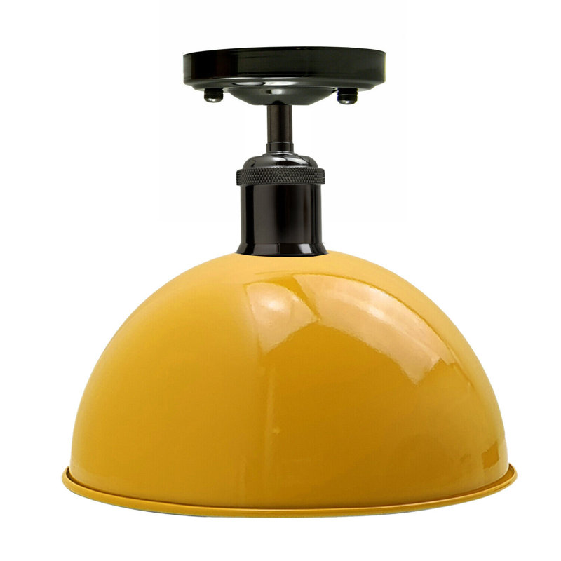 Butterfield Semi Flush Mount, Yellow