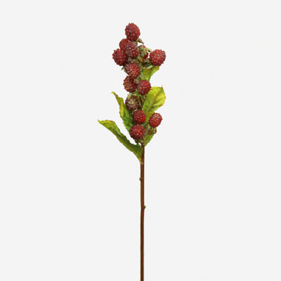 Framboise rouge artificielle 16,5 po