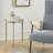 Olivia Marble Top End Table