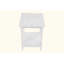 Une table d'appoint en bois imitation bois texturé, simple mais avec une texture riche, avec un petit plateau de table et convient aux pique-niques en plein air-1226131331