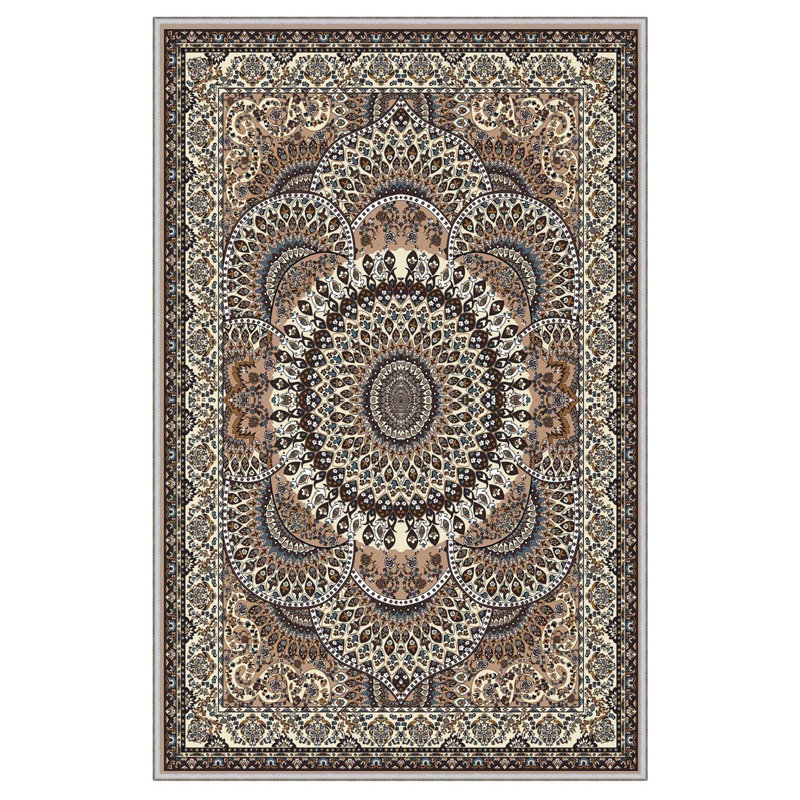 Premium 3D Printed Carpet (4 ft x 6 ft), 100% Polyester, 0.3 in Pile Height | Antibacterial, Non-Slip PVC Dot Underside | Machine Washable, Easy Care | Ideal for Living Room, Bedroom, & Playroom | Durable & Stylish Home Décor Solution