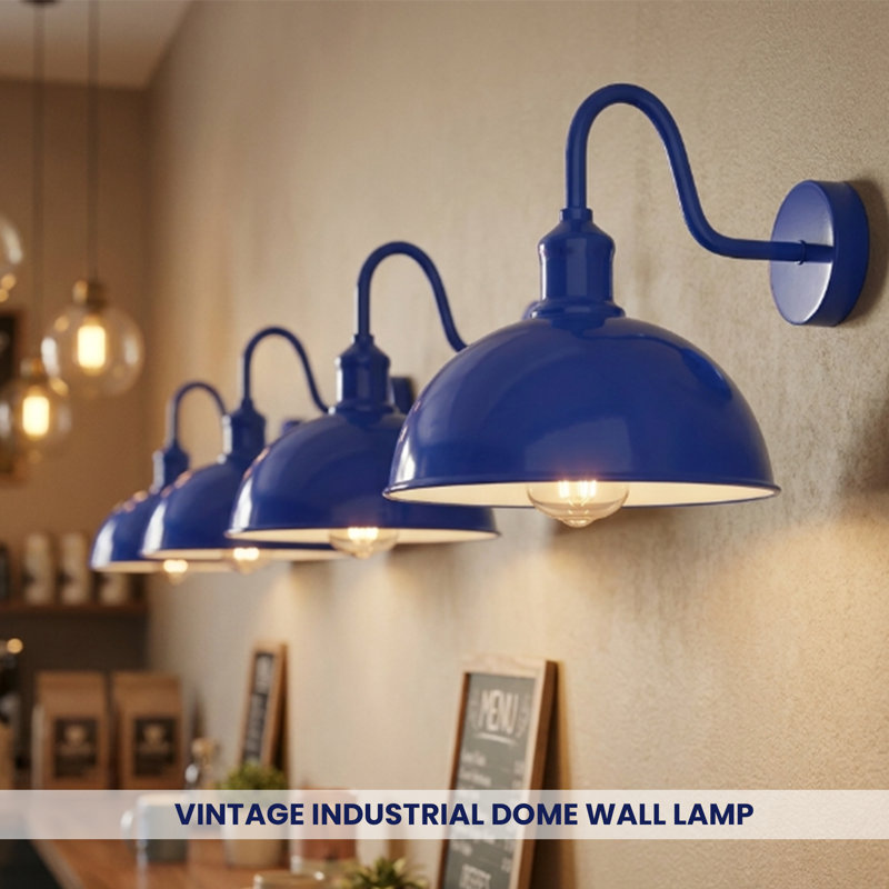 Armed Sconce, Navy , No, No
