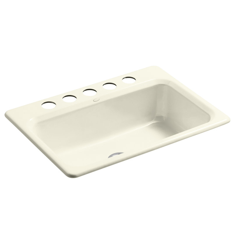 Bakersfield 31" L x 22" W Undermount Kitchen Sink, Cane Sugar
