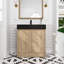 Meuble-lavabo simple 29,53 po avec comptoir en résine