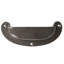 Hammer & Tongs - Wide Lipped Cabinet Cup Handle - W130mm x H50mm - Raw